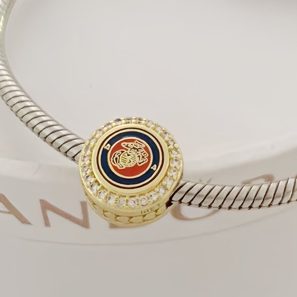 Pandora USMC Marine Corps exclusive Pandora Charm - Picture 1 of 4